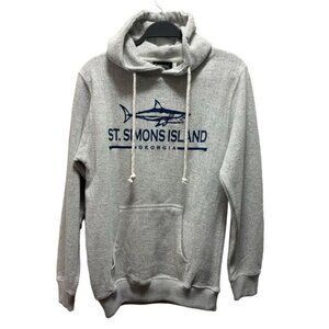 Comfortex USA Adult Pullover Hoodie St. Simons Island Graphic Grey Size Medium
